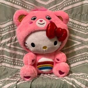 Care Bears Pink and White Stuffed Animal Plush